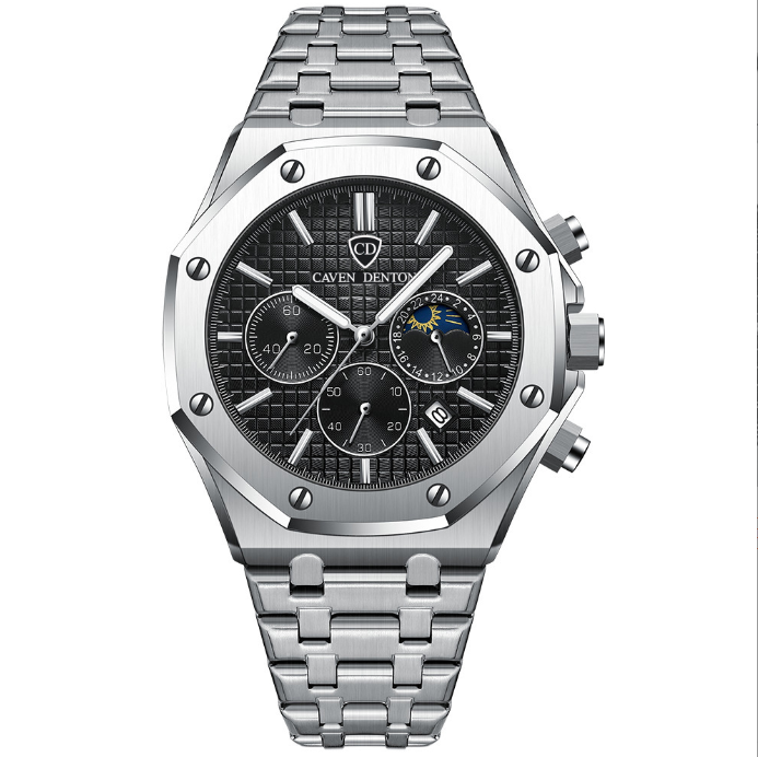 Waterproof high-end fashionable hair multifunctional men's watch